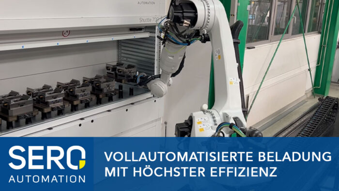 Beladung zweier Hermle C42 mit KUKA Roboter