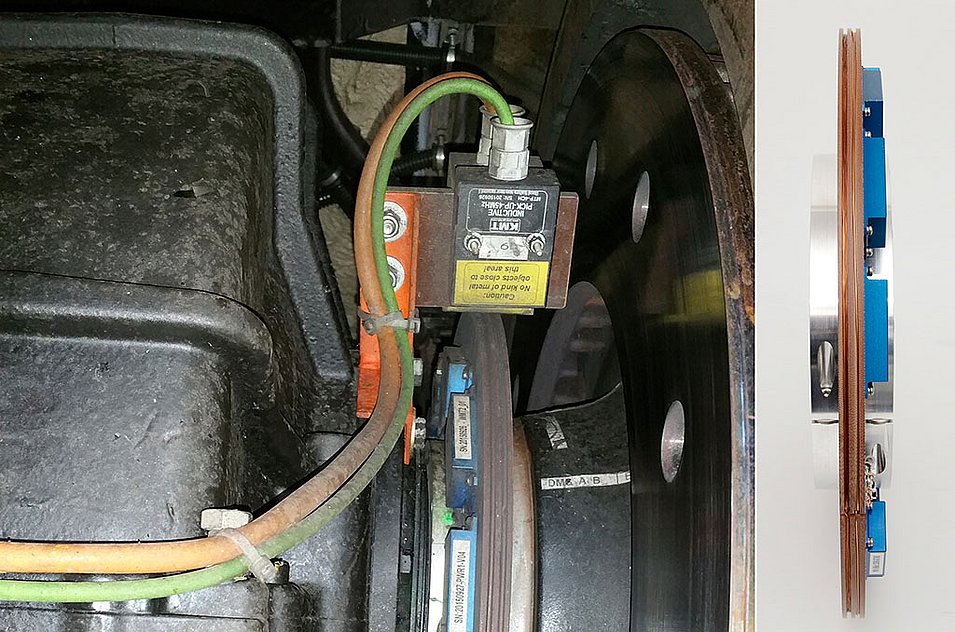 Kraftmessung an Bahnradsatz