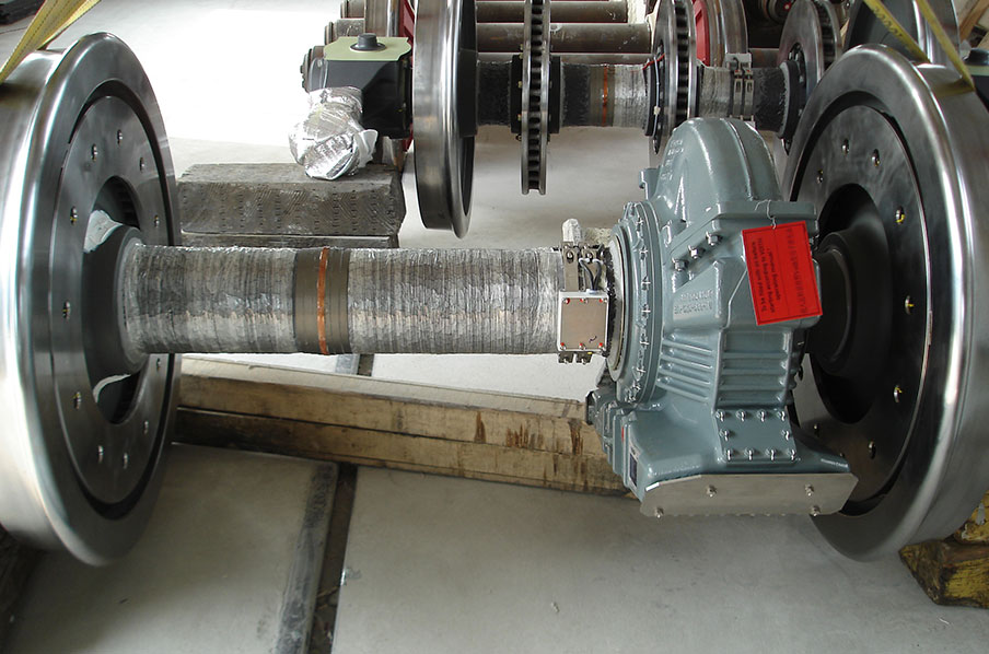 Temperaturmessung an Bahnbremsscheibe