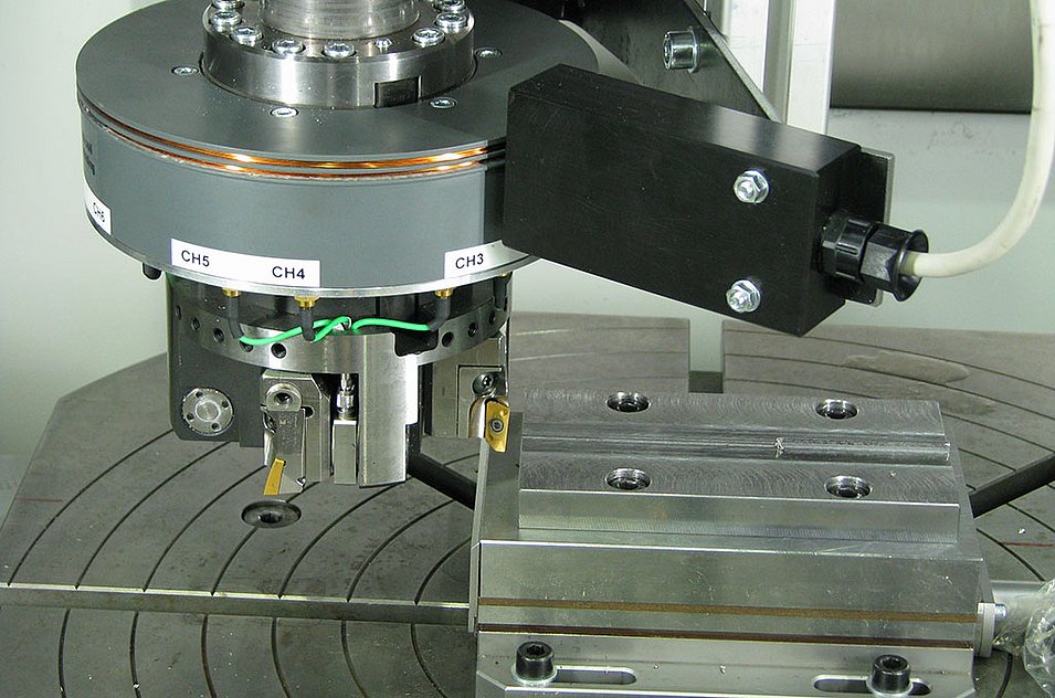 Kraftmessung an Fräsmaschine