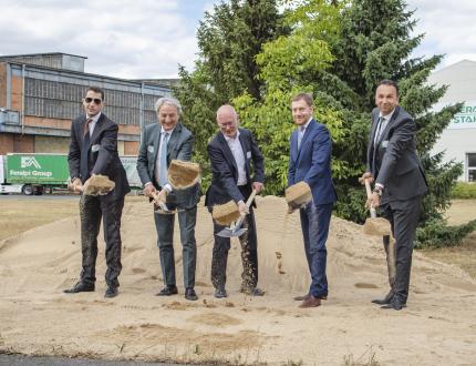 Spatenstich für das neue Walzwerk 2022