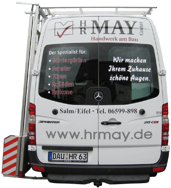 Fahrzeug der Firma HR MAY