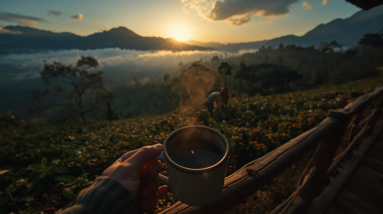 Kaffeepflanzen in Kolumbien