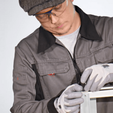 Leiter mit Fall Protection