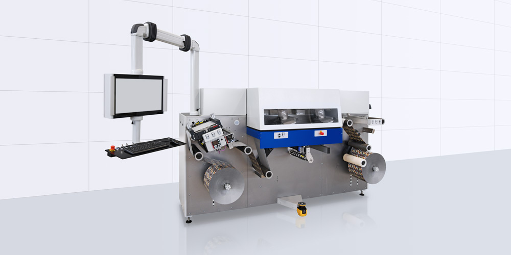 Wickler mit integriertem Lasersystem
