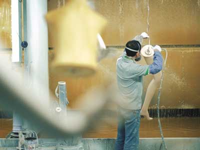 Lackiererei (Painting Room)