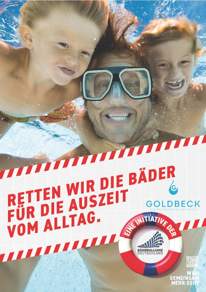 Unterstützung der Bäderallianz-Kampagne
