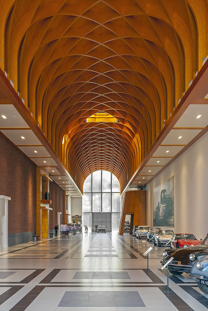 Holztragkonstruktion Louwman Museum