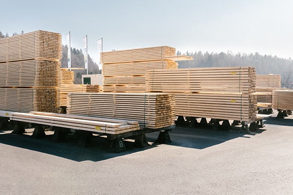 Zugeschnittene Holzprodukte