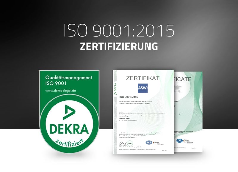 Zertifizierung nach ISO 9001:2015