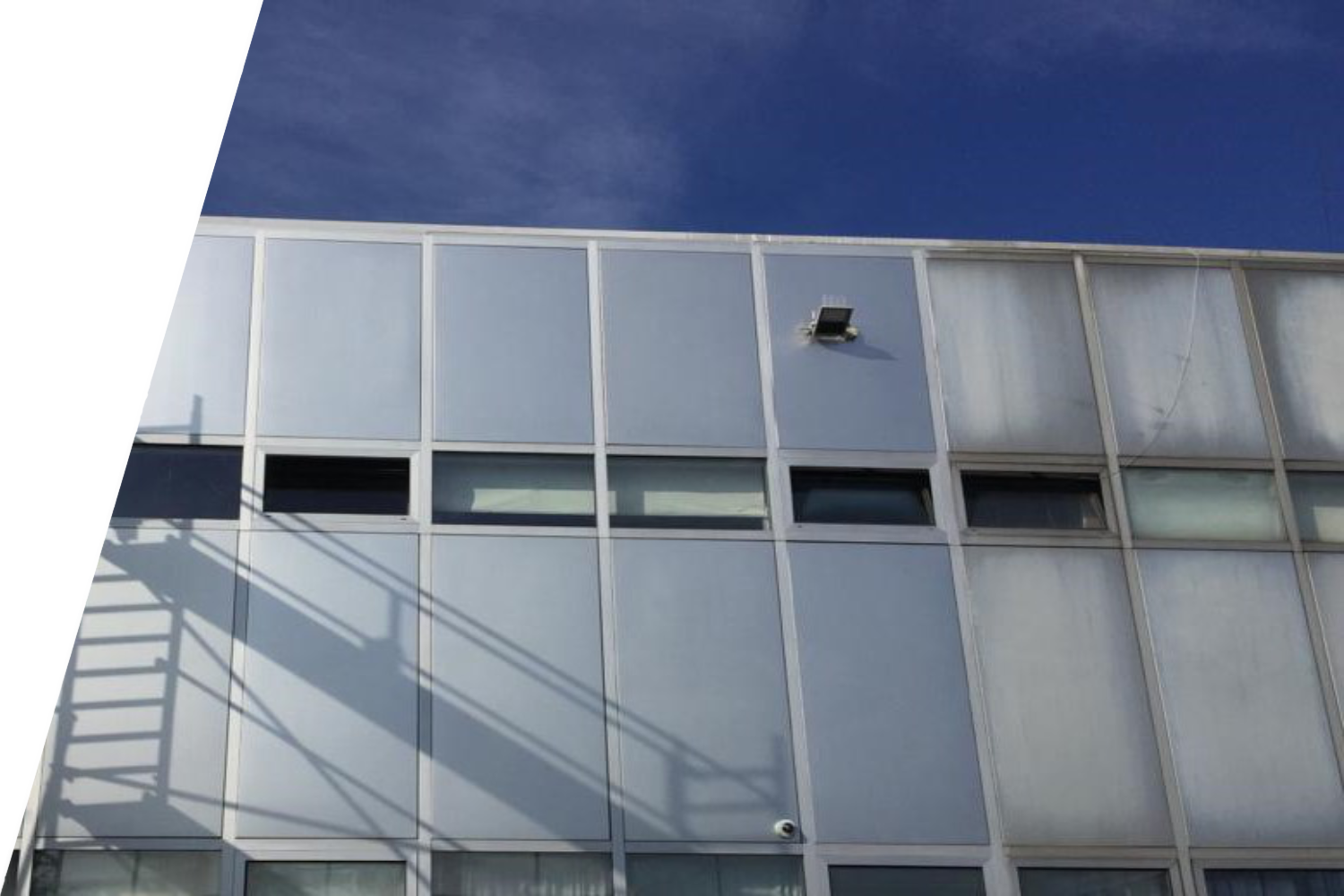 Reinigung einer Fassade