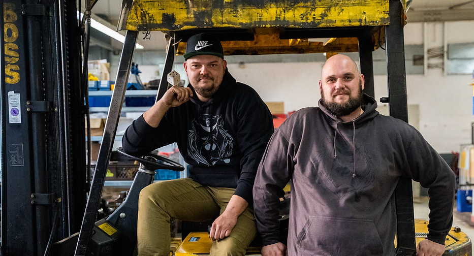 Mechaniker bei der Arbeit