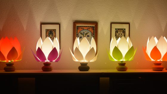 Lotus Lampenschirm