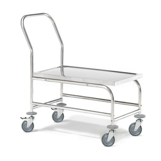 Plattformwagen METRO aus Edelstahl, 100 kg