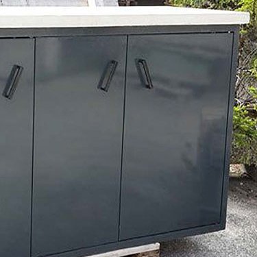 Müllbox aus Beton
