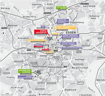Übersicht Uni-Campus Essen