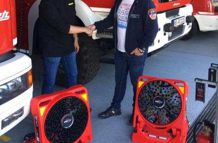 Gelieferte BATFAN-Lüfter bei der Freiwilligen Feuerwehr Rot