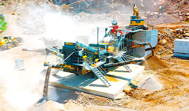 Mobile Brech- und Siebanlage PRO-150