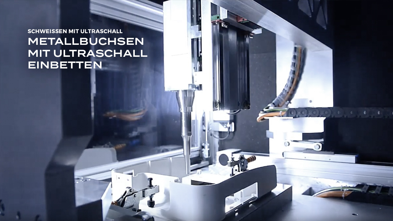 Einbetten per Ultraschallschweißen