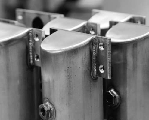 Apparate aus Stahl und Aluminium