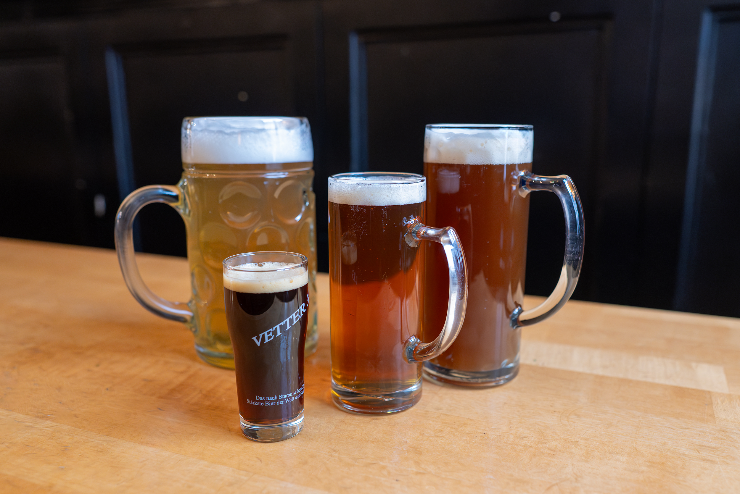 Biersorten aus der Eigenbrauerei