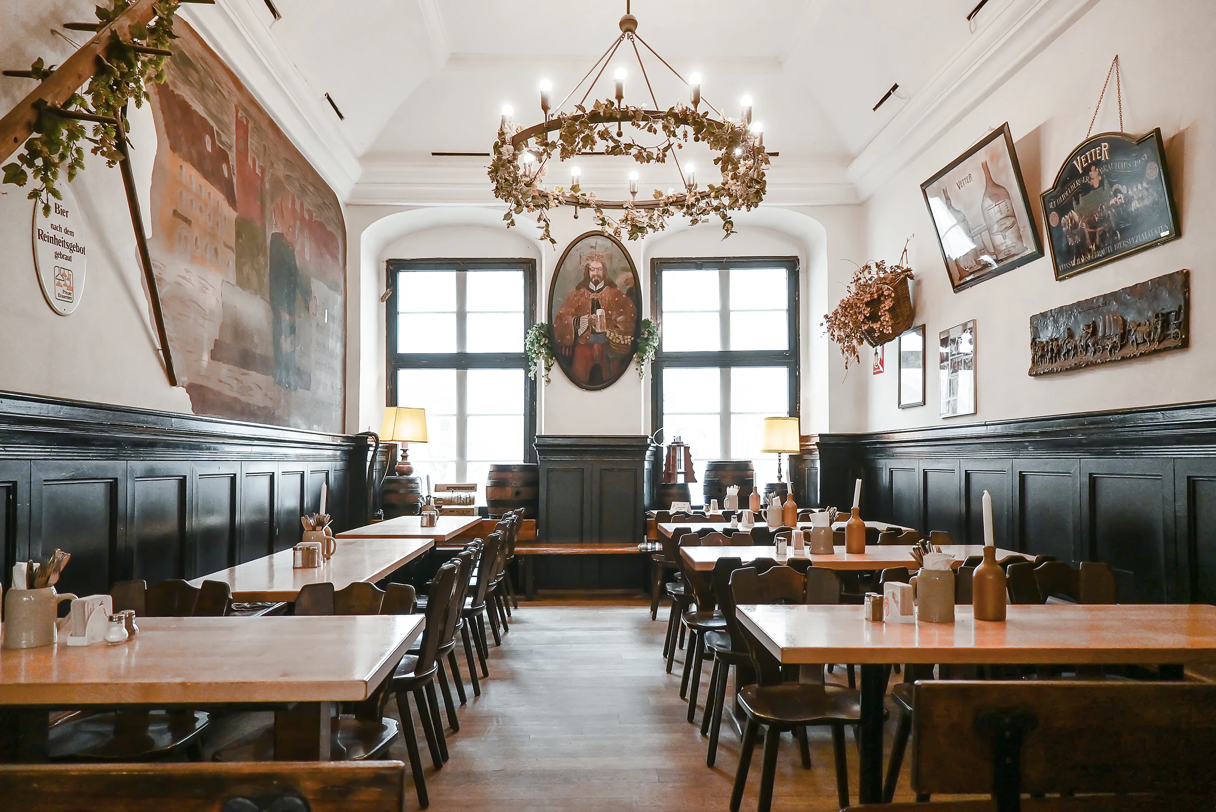 Brauhaus mit traditioneller Küche