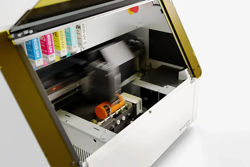 UV-Druck auf Flasche