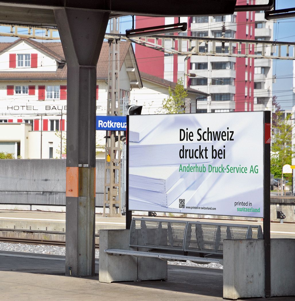 Plakat «printed in Switzerland»