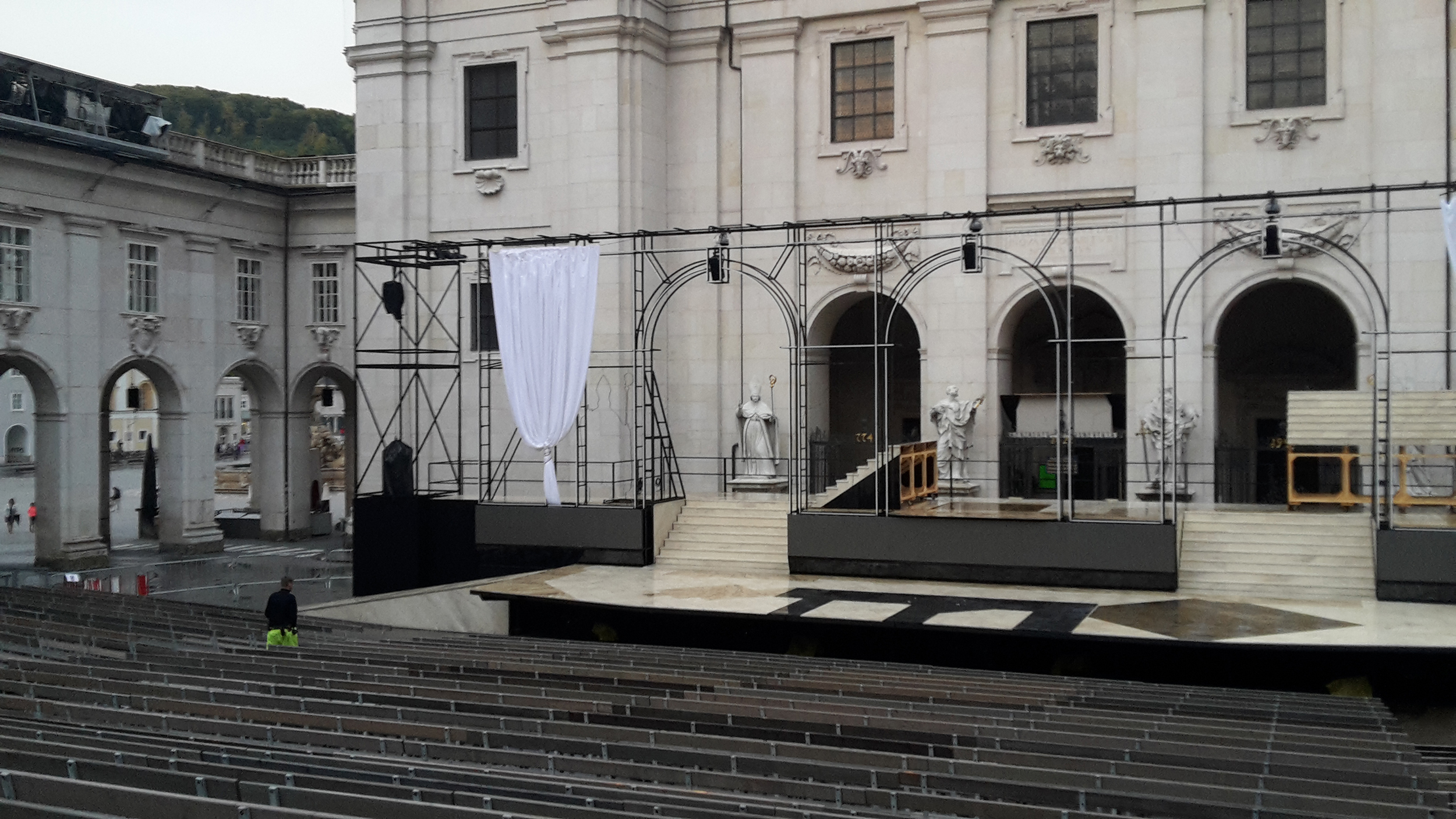 Stahlkonstruktion Festspielbühne