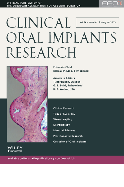 Publikation Clinical Oral Implants Research