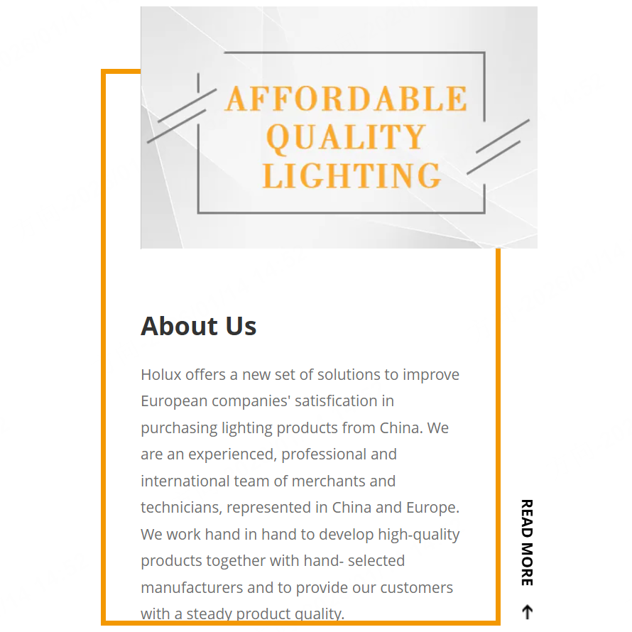 Holux Lighting – Fertigung