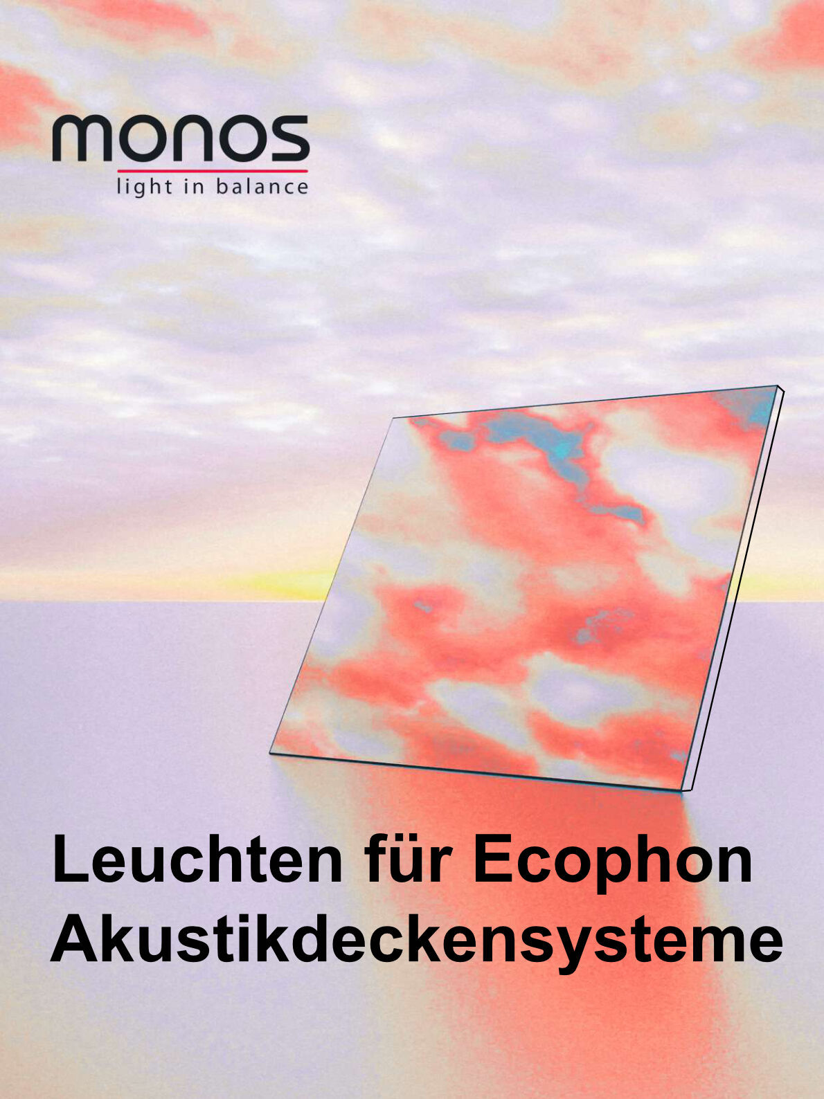Ecophon acoustic luminaire
