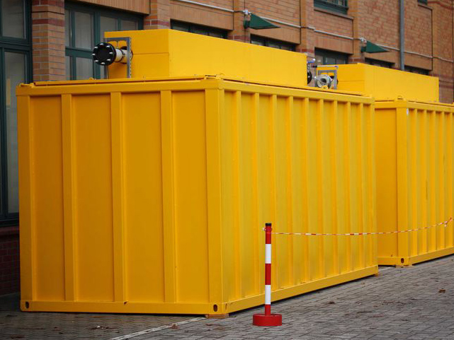 Eisspeicher im Container