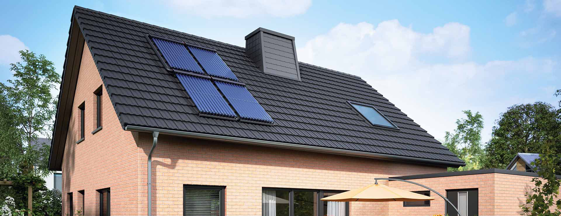 Solarthermie-Anlage