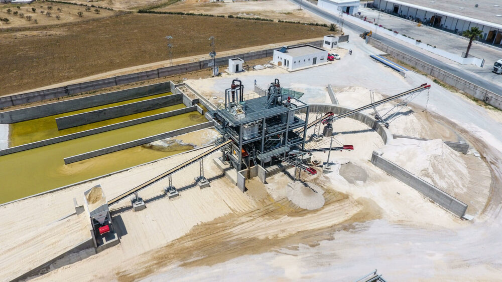 Silica-Sand-Aufbereitungsanlage