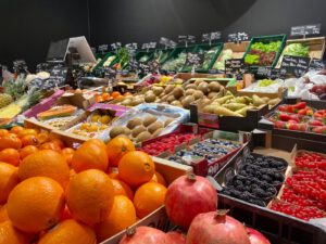 Konfektioniertes Obst und Gemüse