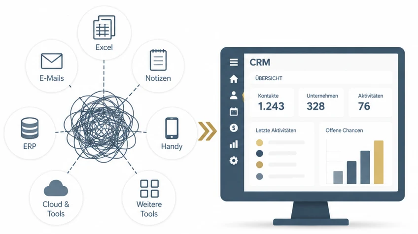 Strukturierung von Kundendaten im CRM