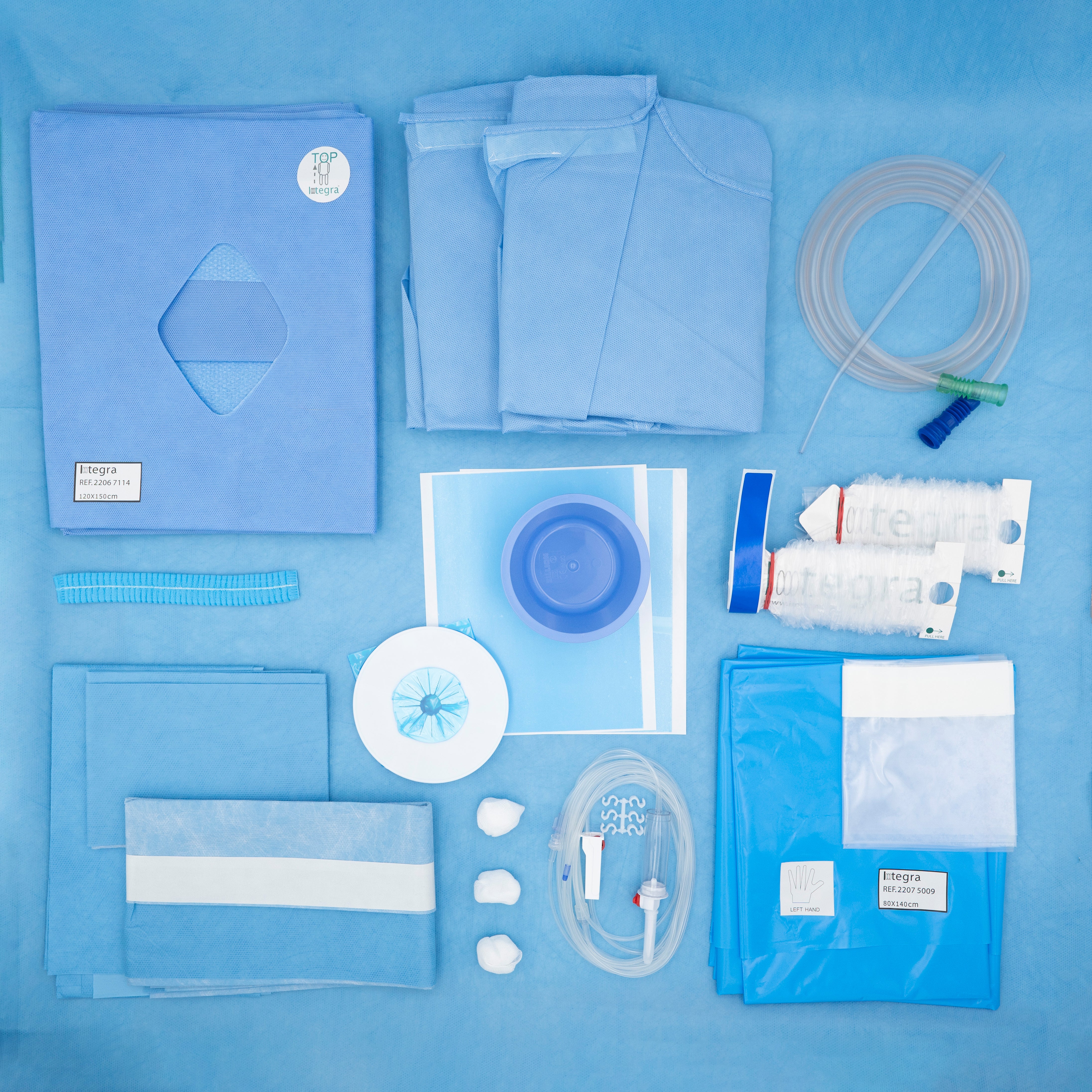 Arbeiten an sterilen Sets