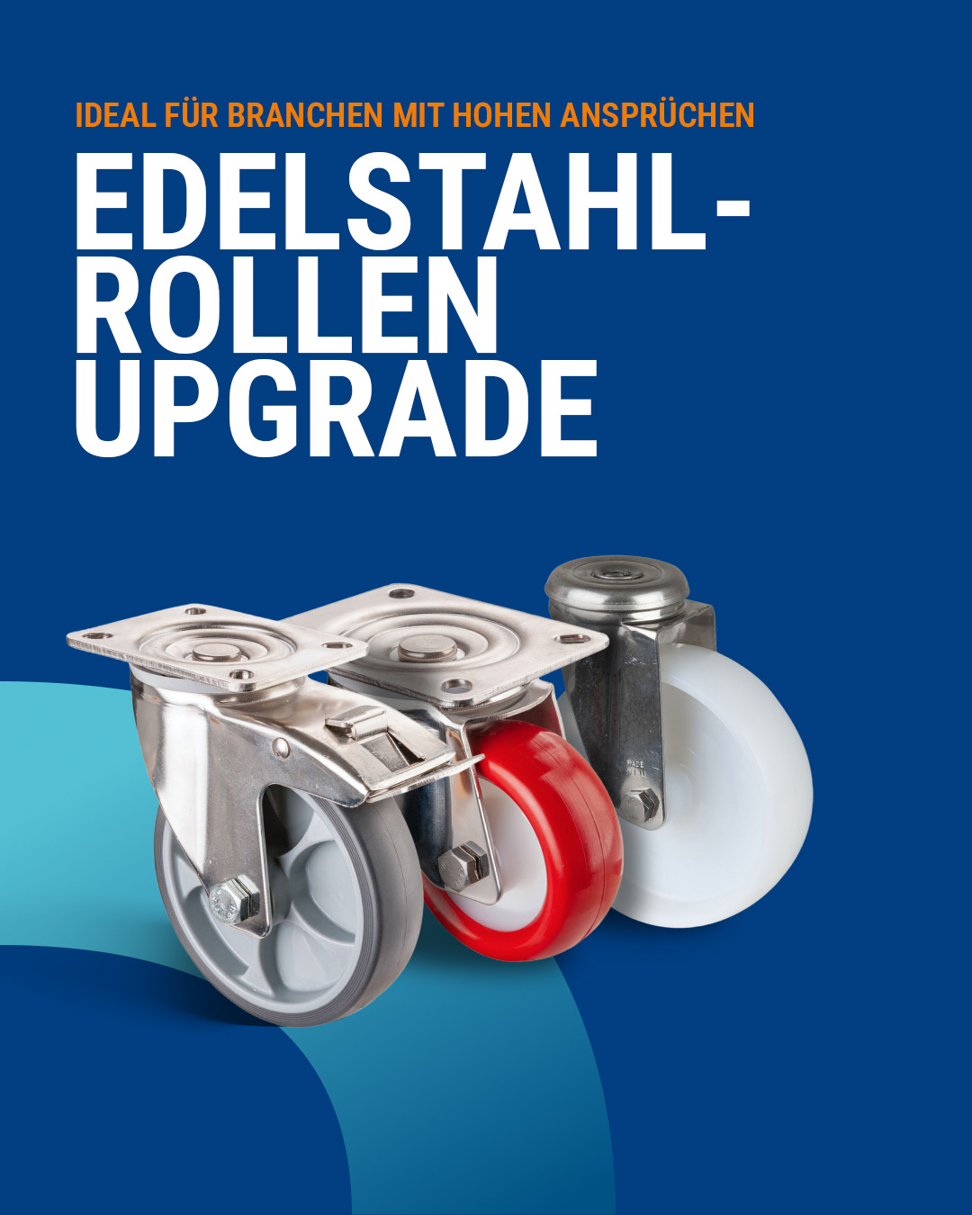 Edelstahlrollen