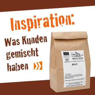 Blends created by customers via the muesli mixer