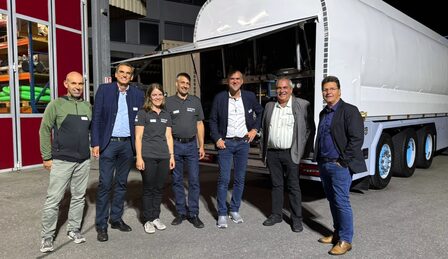 In-house exhibition at a partner in Switzerland