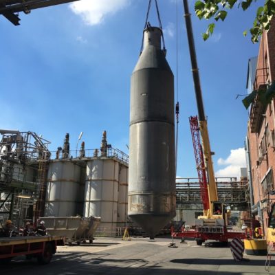 Silo-Montage Südstarke
