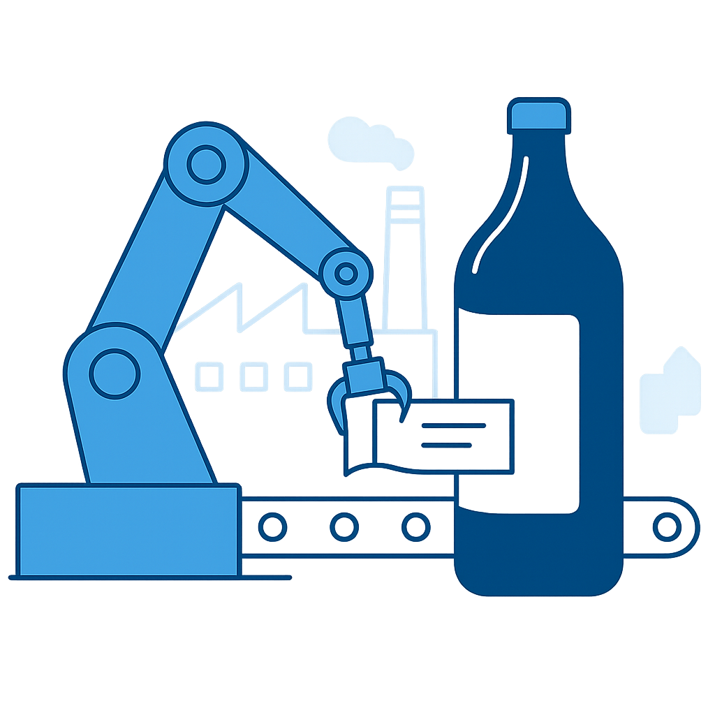 Etikettenlösung für Industrie & Produktkennzeichnung