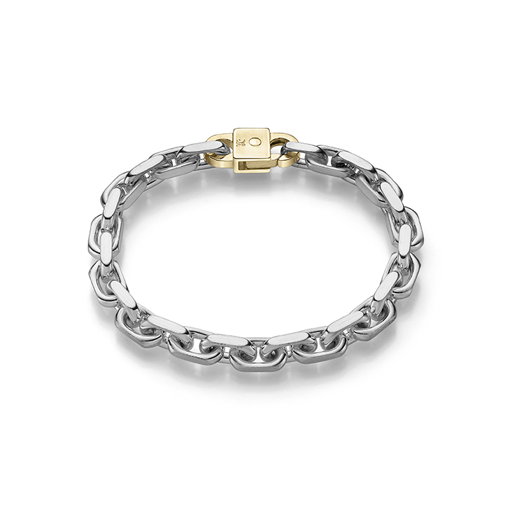 Grounded Armband bicolor (Gold/Silber)
