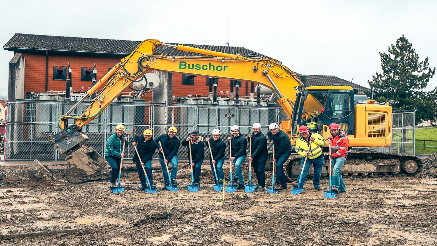 Baubeginn BESS Rheineck für SAK