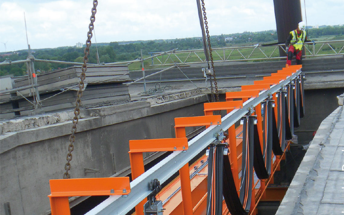 Bunkerkran mit Assistenzsystem