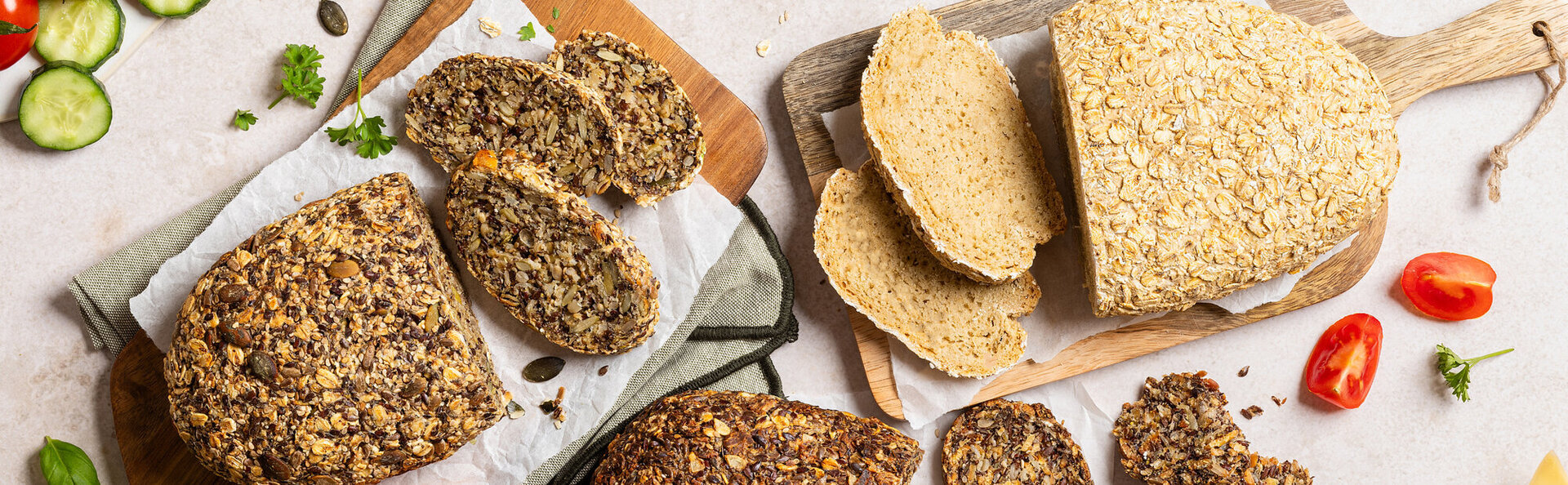 Airfryer-Brote: Kombi-Anschnitte
