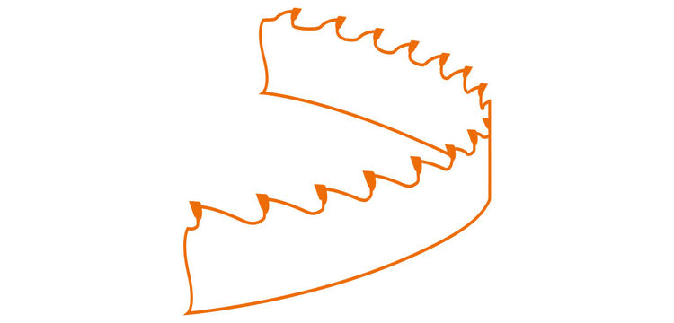 Schärfen von Bandsägeblättern