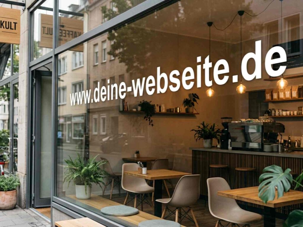 Folienplott Glasbeschriftung Schaufenster