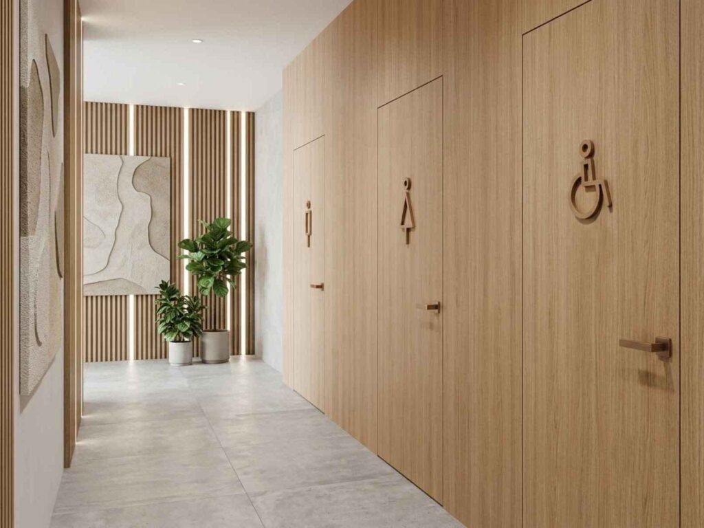 Toilettenschilder/3D-Symbole